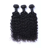 Parksonhair Deep Curly Human Virgin Hair Weave 3Bundles/Pack