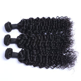 Parksonhair Deep Curly Human Virgin Hair Weave 3Bundles/Pack