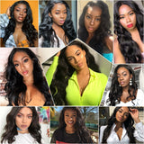 Body Wave Lace Front Wig Natural Hairline Body Wave Human Hair Wigs Brazilian Pre-plucked Lace Front Human Hair Wigs