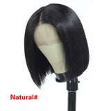 Lace Front Human Hair Wigs For Black Women Brazilian Straight Lace Front Wig 13*4 Bob Lace Front Wigs Pre Plucked Remy