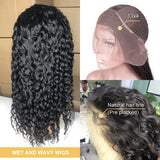 Water Wave Wig Short Curly Lace Front Human Hair Wigs for Black Women Bob Long Deep Frontal Brazilian Wig Wet and Wavy