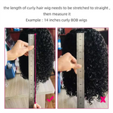 Kinky Curly Lace Front Wigs For Women Short Bob Wig Pre Plucked Malaysian Curly Human Hair 4x4 Lace Closure Wigs