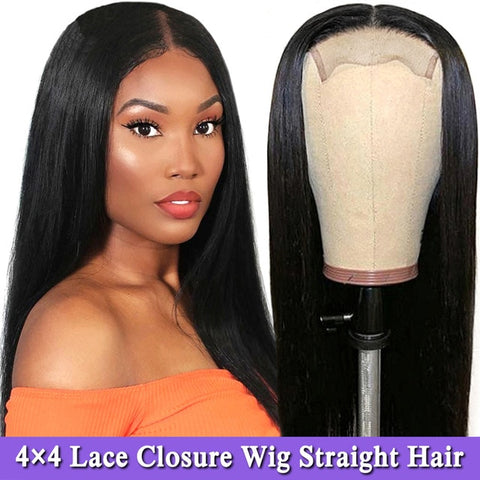 Closure Wig Human Hair Wigs Lace Closure Human Hair Wigs 4×4 Lace Closure Wig For Women Brazilian 13×4 Lace Front Wigs