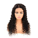 Deep Wave Wig Closure 4x4 13X4 Lace Closure Wig Human Hair Wig Remy 30inch Brazilian Wigs For Black Women Deep Wave Closure Wig