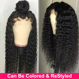 Deep Wave Wig Closure 4x4 13X4 Lace Closure Wig Human Hair Wig Remy 30inch Brazilian Wigs For Black Women Deep Wave Closure Wig