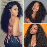 30inch Curly Human Hair Wig Lace Front Wigs Brazilian Kinky Curly Closure Wig 13x4 Lace Human Hair Wigs