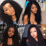 30inch Curly Human Hair Wig Lace Front Wigs Brazilian Kinky Curly Closure Wig 13x4 Lace Human Hair Wigs