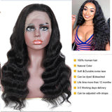 Loose Deep Wave Lace Front Wig For Black Women 180% 4x4 Lace Closure Wig  Human Hair Wigs Brazilian Transparent Lace Wigs