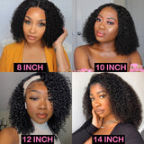 Curly Lace Front Wigs For Women Kinky Curly Lace Frontal Wig 4X4 Lace Closure Bob Wig Brazilian Curly Human Hair Wigs