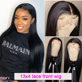 Lace Front Human Hair Wigs Straight 13x4 Pre Plucked 150% Remy Human Hair Wigs Closure Wig Lace Frontal Wigs For Women