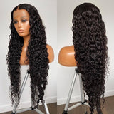 360 Lace Frontal Wig 28 30 Inch Water Wave 13x4 Lace Front Wig Human Hair Wigs Deep Curly Glueless Virgin Brazilian Closure Wig