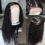 Deep Wave Lace Front Wig Human Hair Lace Wig Natural Remy Pre Plucked Bleached Knots Wigs 13x4 Lace Frontal Wig