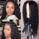 Deep Wave Lace Front Wig Human Hair Lace Wig Natural Remy Pre Plucked Bleached Knots Wigs 13x4 Lace Frontal Wig