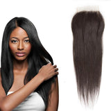 Parksonhair Straight Human Hair 6x6 Lace Closure