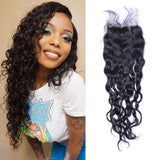 Parksonhair Natural Wave Human Hair 4x4 Lace Closure